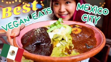 WHAT I ATE IN A DAY as a VEGAN in MEXICO CITY (the BEST vegan eats!!!)