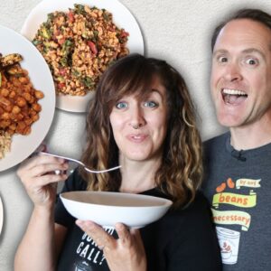 What I Eat In A Day LAZY Prep! / PLANT BASED + OIL FREE