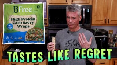 B-Free High Protein Carb Savvy Wraps Review and Glucose Test