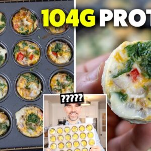 Easy Egg White Bites | Cheap High Protein Breakfast Idea