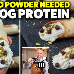 High Protein Cannoli Recipe | Healthy Dessert You Can Eat Daily!