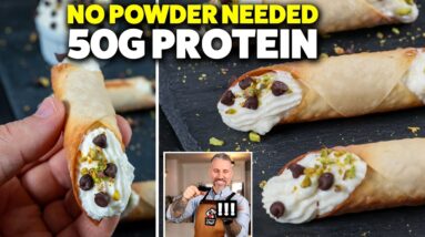 High Protein Cannoli Recipe | Healthy Dessert You Can Eat Daily!