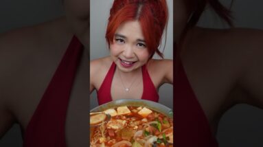 Why it's Called KOREAN ARMY BASE STEW? Eat with me! #shorts