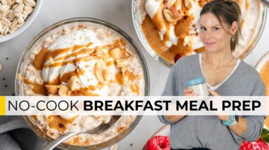 MAKE-AHEAD PEANUT BUTTER OVERNIGHT OATS | My Favorite Healthy Breakfast Hack