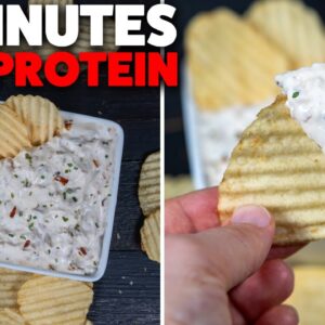 Easy French Onion Dip Using Greek Yogurt | High Protein Snack