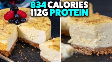 High Protein Ricotta Cheesecake | Easy & Only 7 Ingredients!