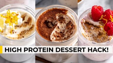 VIRAL JAPANESE YOGURT CHEESECAKE CUPS | Healthy High Protein Dessert Hack