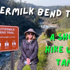 Buttermilk Bend Trail Hike | Clear River, Waterfalls & Plant-Based Trail Meals