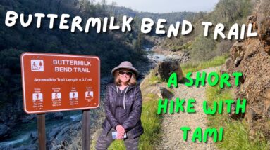 Buttermilk Bend Trail Hike | Clear River, Waterfalls & Plant-Based Trail Meals