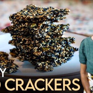 THE SWALTY CRUNCH You’ve Been MISSING! Sweet & Salty Seed Crackers