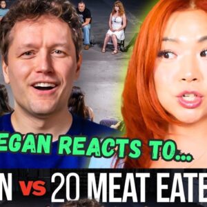 1 VEGAN vs. 20 MEAT EATERS JUBILEE DEBATE REACTION | Vegan Talks