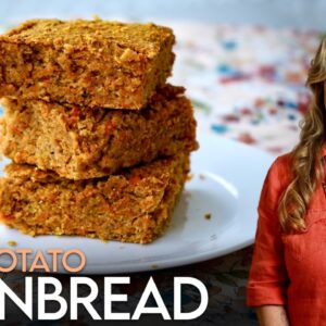 BIG ANNOUNCEMENT!! & Tasty Plant-Based Sweet Potato Cornbread