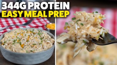 I've Been Eating This Chicken Rice EVERY WEEK (Slow Cooker Meal Prep)