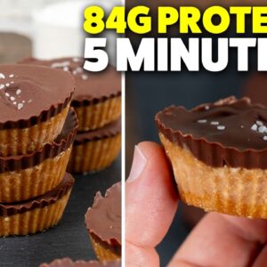 Protein Peanut Butter Cups That Taste Like Candy! | Easy & Only 6 Ingredients