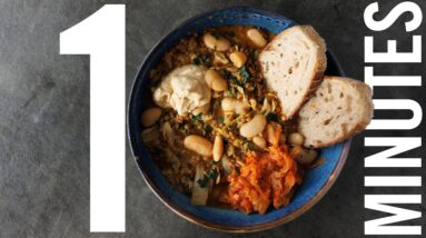 SPEEDY BEAN BOWL in 10 MINUTES | BEAN BOWL in PEANUT SAUCE