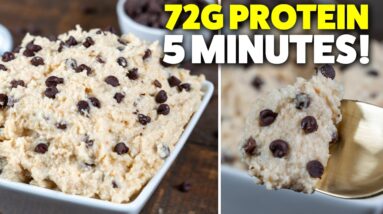 Stop Dieting! Eat This High Protein Cookie Dough Instead