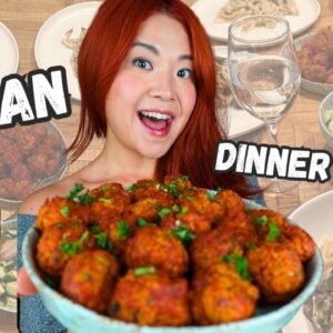 VEGAN DINNER PARTY: Easy Vegan Recipes I Made ❤️